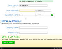 aweber list