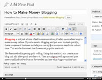 creating posts in wordpress