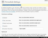 changing permalinks in wordpress