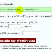 How To Upgrade to WordPress 2.7