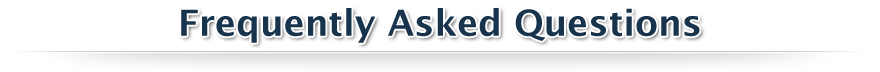 Frequently Asked Questions