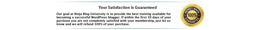 30 Day Satisfaction Guarantee